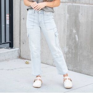 KanCan WINSTON HIGH RISE CARGO SLIM STRAIGHT NWT